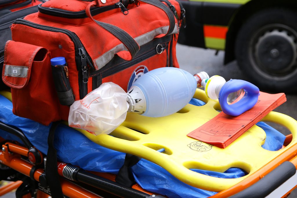 Ambulance pediatric equipment.